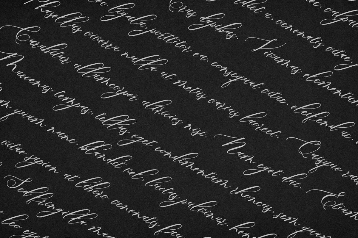 Angela Brittany, a Script Font by Amarlettering (Photo 4 of 6)