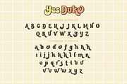 Yes Duke - Cute Retro Groovy Font, a Handwritten Font by Airotype (Thumbnail 10 of 11)