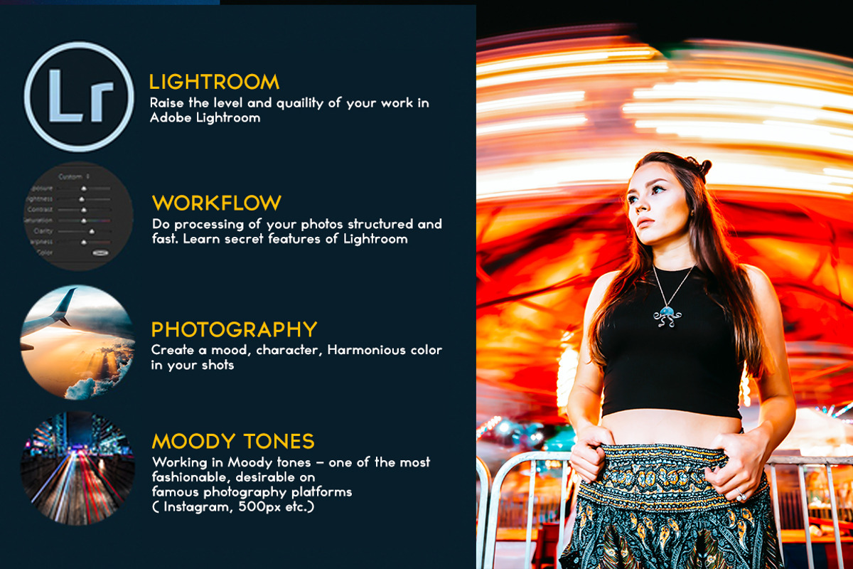 Moody Lightroom Presets, an Action Add-On by Lavinsky Art Store (Photo 2 of 18)
