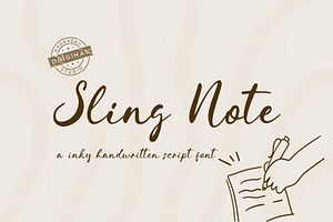 Sling Note - A Modern Script