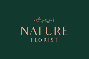 Florist Leaf Twig Hand Drawn Logo, a Branding & Logo Template by ika trisiana