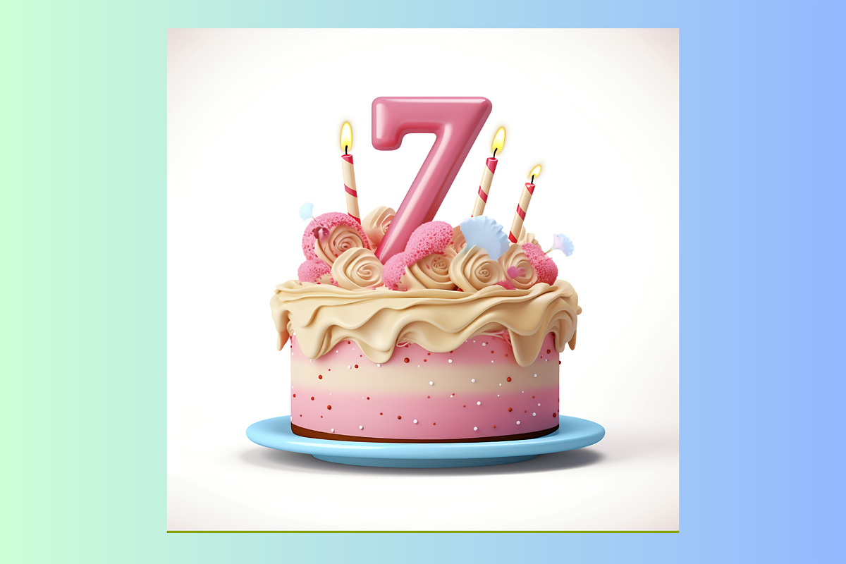 3D Birthday Cake Numbers Clip Art, a Food & Drink 3D Model by Whiskey Bee Boutique (Photo 8 of 11)