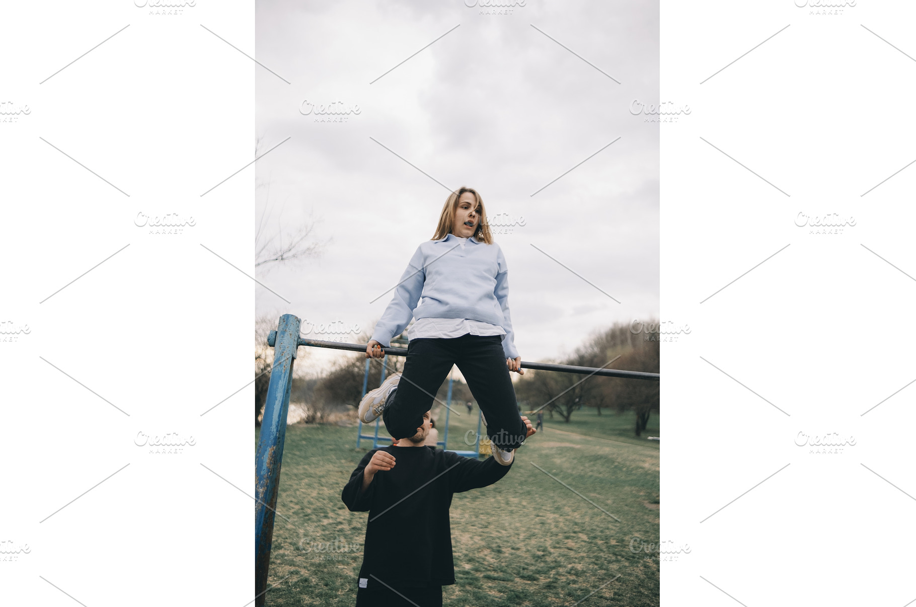 man and woman having fun on the, a Person Photo by zheckasmk
