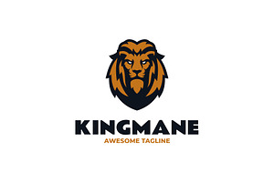 Mascot King Lion Logo Design, a Branding & Logo Template by Artnivora.Std