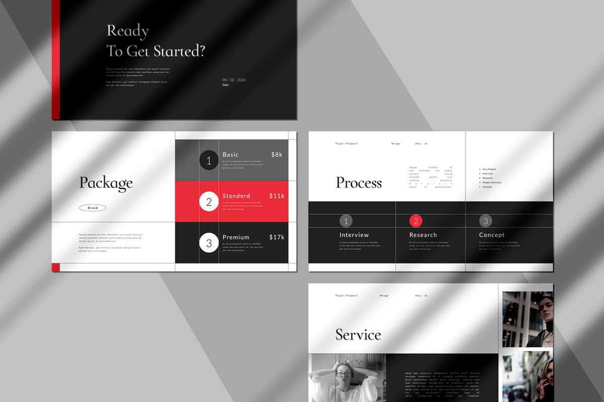 Pricing Guide Template, a Brochure Template by White Graphic (Photo 5 of 8)