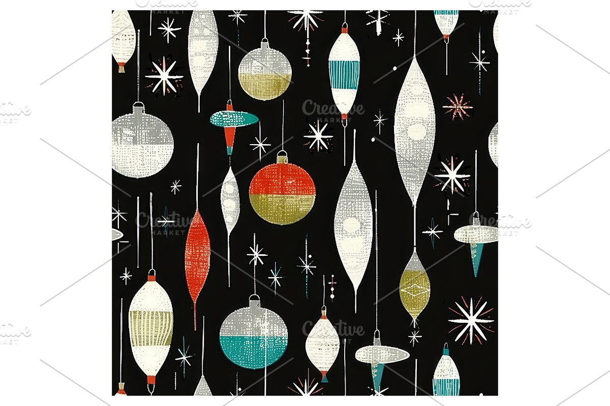 Vintage Holiday Digital Paper, a Pattern Graphic by Chromolume Studio (Photo 16 of 28)