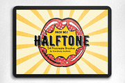 24 Distressed Retro Halftone Brush, a Brush Add-On by Pawsitively Aesthetic (Thumbnail 1 of 3)