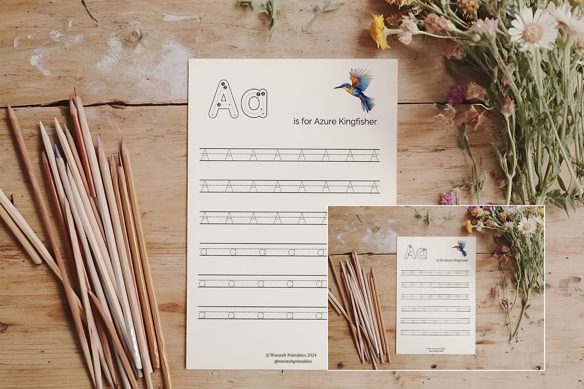 A4 Page Mockup Colouring PA-WI-01, a Books & Magazine Mockup by Callistemon Creative (Photo 2 of 10)
