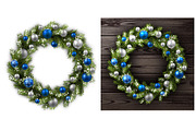 Big blue Christmas and New Year set, a Decorative Illustration by Vjom (Thumbnail 2 of 21)