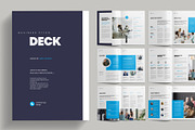 Pitch Deck Template, a Brochure Template by Pixelpick (Thumbnail 1 of 9)