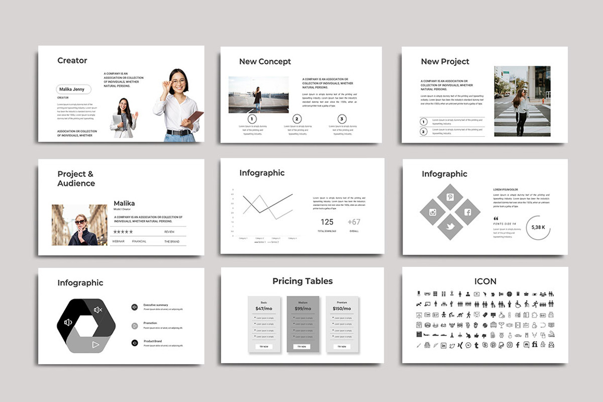 Malika Keynote&GSL Template, a Presentation Template by yanindesign (Photo 4 of 5)
