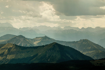 Mountains containing alps, austria, and autumn, a Nature Photo by vovan