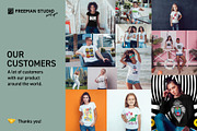 Sweatshirt Mock-Up Set, a Hoody Mockup by Freeman Studio (Thumbnail 11 of 16)