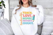 Teacher PNG, Teacher Sublimation PNG, an Illustration by GatewayDesign (Thumbnail 5 of 6)
