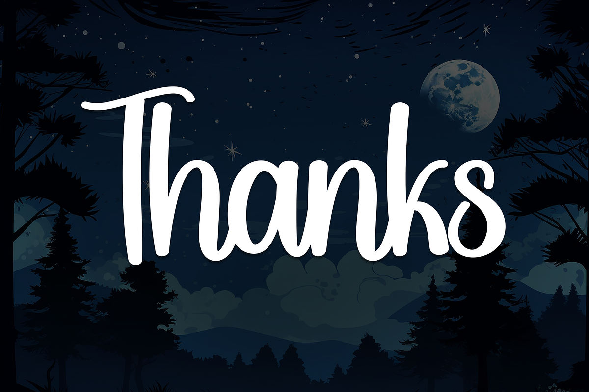 Night | Script Font, a Handwritten Font by Scratchones (Photo 9 of 9)