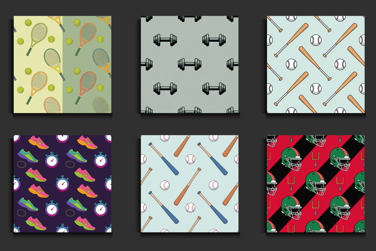 34 Sports Collection Patterns, a Pattern Graphic by protabsorkar11 (Photo 3 of 4)