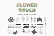 Flower Touch Procreate Brushes, a Brush Add-On by Creative Veila (Thumbnail 6 of 7)