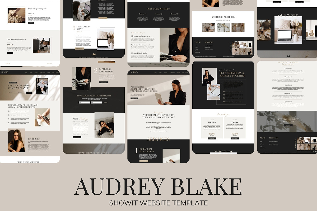 AUDREY | Luxury Showit Website, an App Template by Styled Web Shop (Photo 5 of 22)