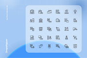 Dropshipper Icon Set, an Outline Icon by Nathaya Studio (Thumbnail 2 of 2)