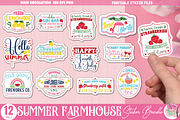 Summer farmhouse Sticker Bundle, an Object Graphic by Design's Dark (Thumbnail 1 of 8)