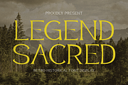 Legend Sacred - Historical Serif, a Serif Font by Sronstudio (Thumbnail 1 of 12)
