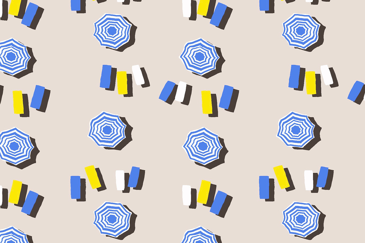 Sea time summer holiday, a Pattern Graphic by Cotton Melon pattern Shop (Photo 3 of 5)
