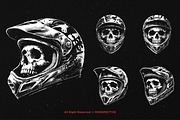 10 Bundle Dark Art Skull Motocross, an Illustration by Morspective (Thumbnail 5 of 7)