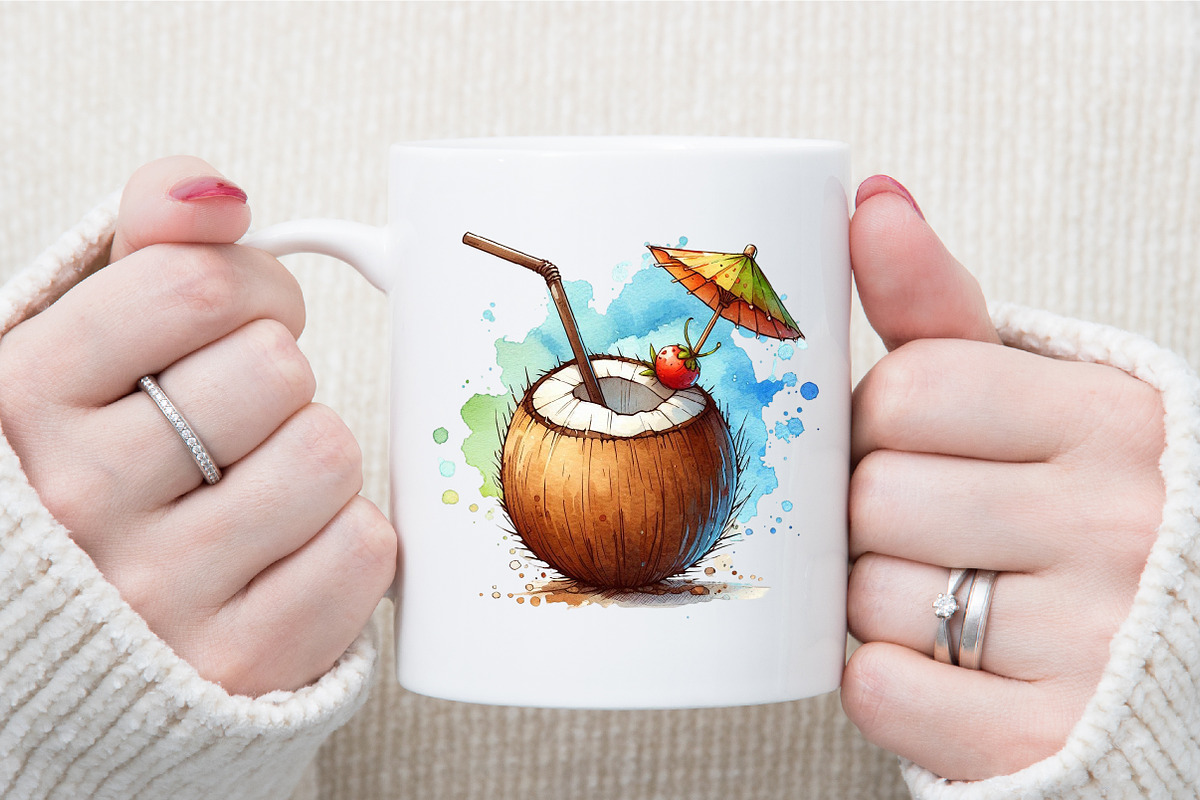 Watercolor Summer Fruit Clipart Bund, an Illustration by Sublimation Artist (Photo 5 of 6)