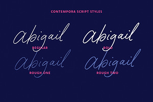 Contempora Font Family