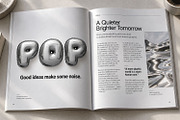 Chrome Balloon Font, a Sans Serif Font by Handmadefont (Thumbnail 10 of 15)