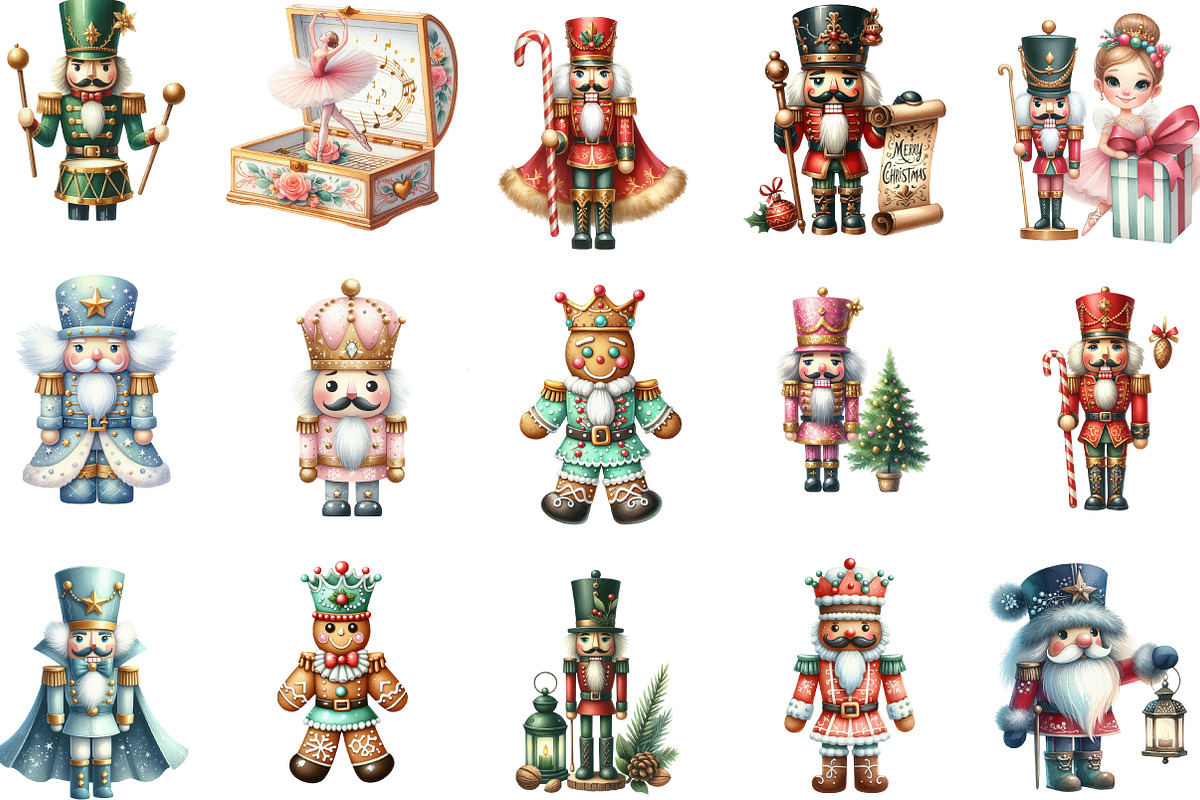 Christmas Nutcracker PNG Clipart, an Illustration by Designking (Photo 5 of 5)