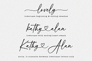 Adora Bella //  Heart Script Font, a Handwritten Font by PeachCreme (Thumbnail 9 of 10)