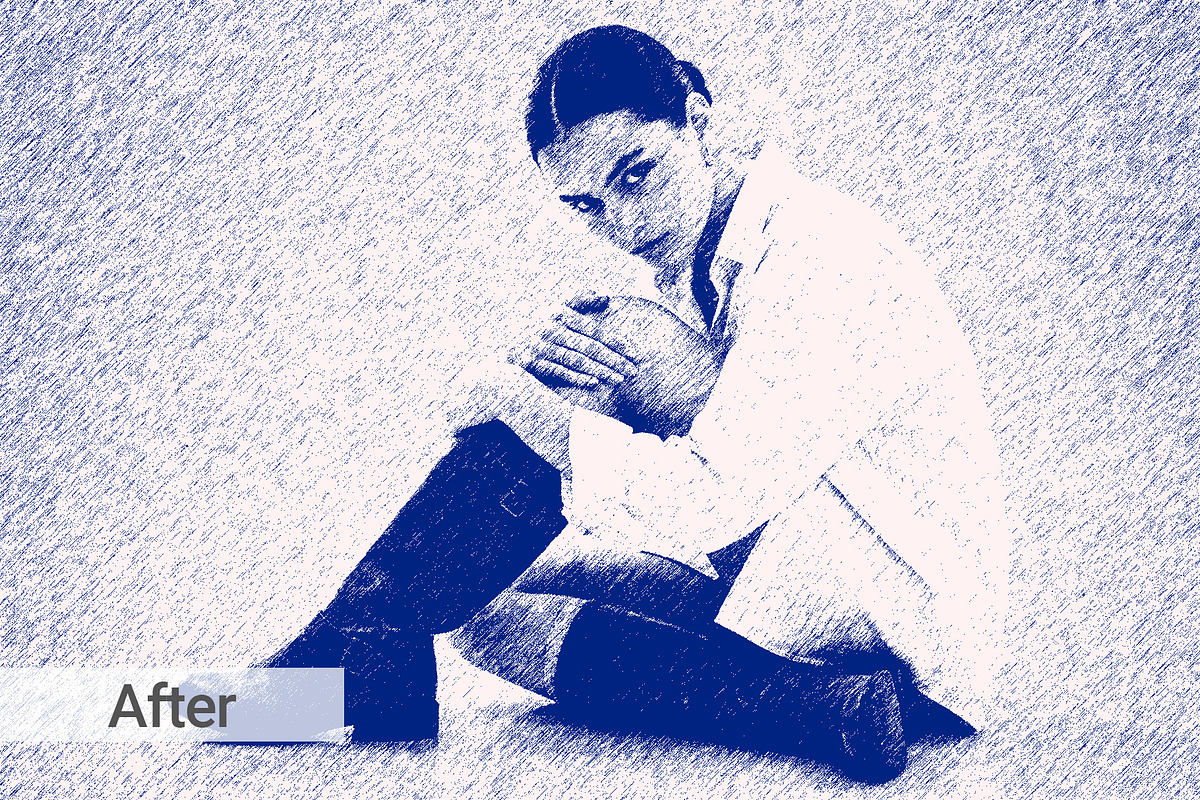 Graphic Sketch Photo Effect, a Layer Style Add-On by graphypix (Photo 7 of 13)