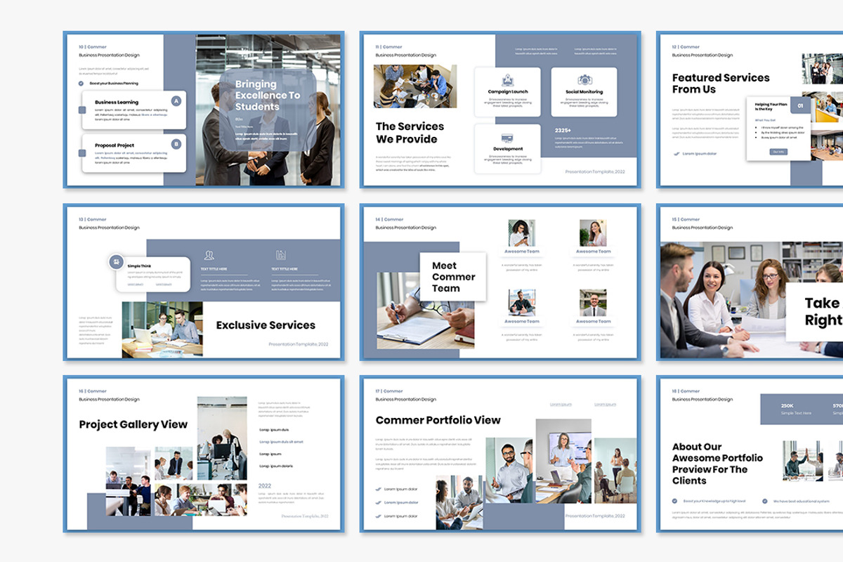 Commer Business Presentation, a Presentation Template by Analogous Temp (Photo 3 of 5)