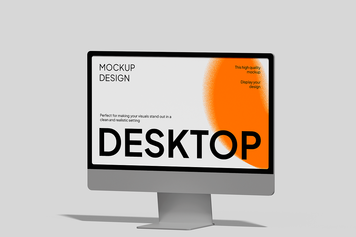 Desktop Mockup, a Device Mockup by Bartama Graphic (Photo 3 of 3)