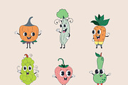 Vege Character Collection, an Illustration by Alina Sh (Thumbnail 2 of 8)