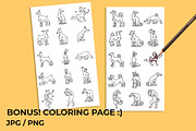 Doberman Postcards, an Illustration by Ja Polina ArtShop (Thumbnail 8 of 8)
