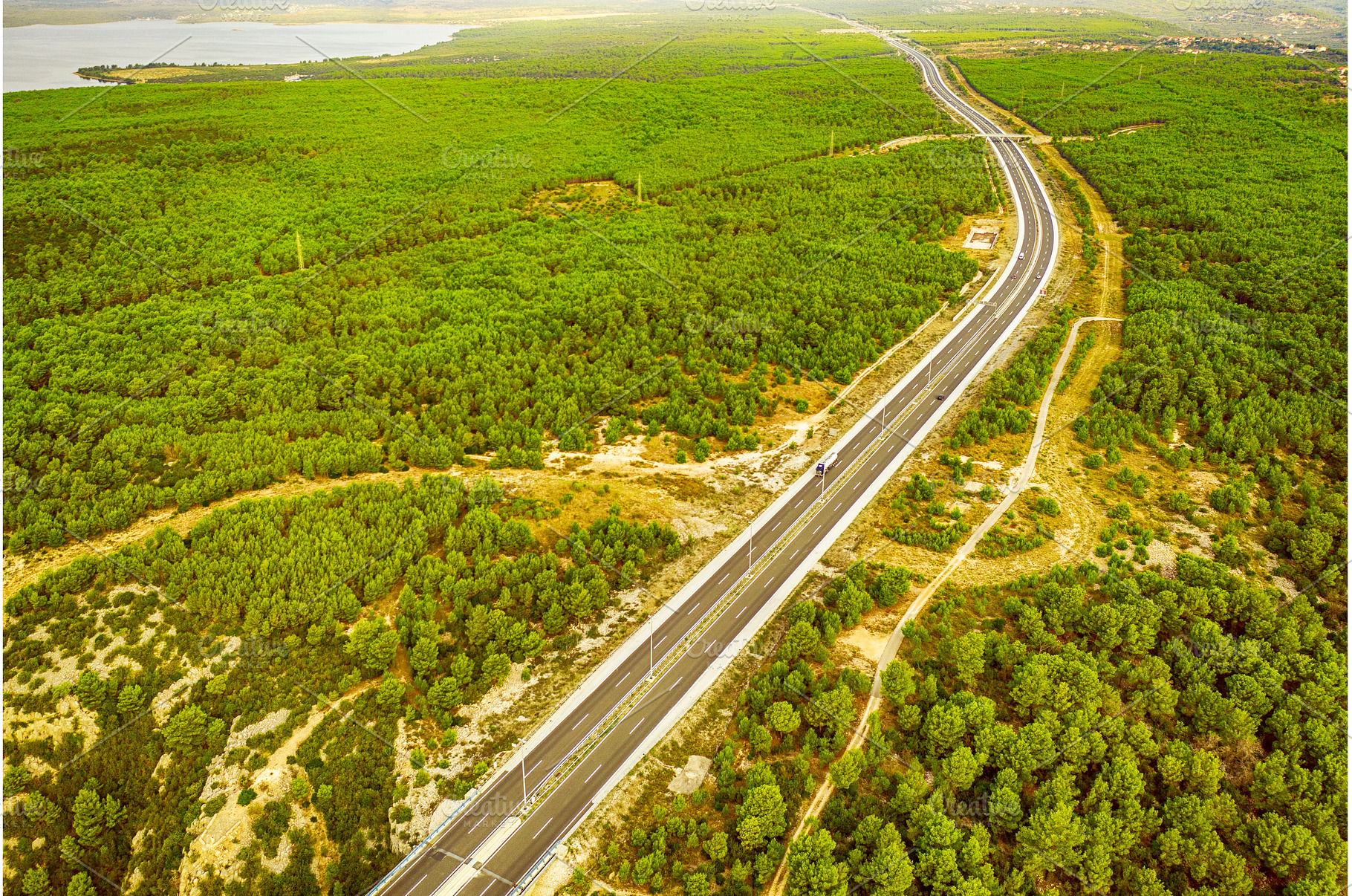 Road view from above, a Transportation Photo by Nature and travel