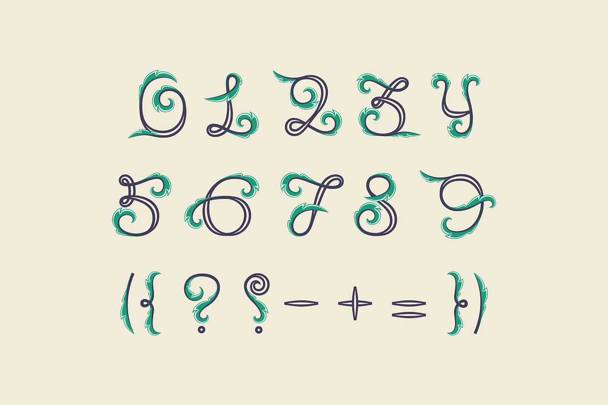 Foliageant font preview 5