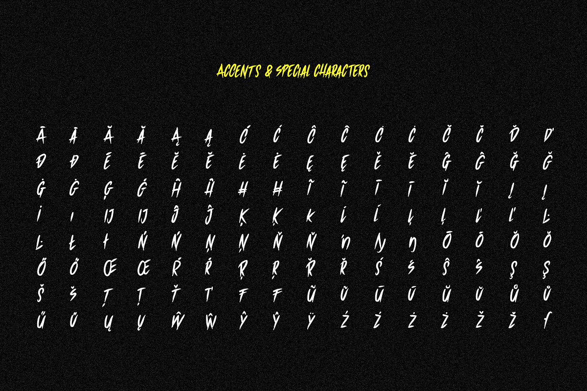 Serie B · 3 weights Brush Font preview 8