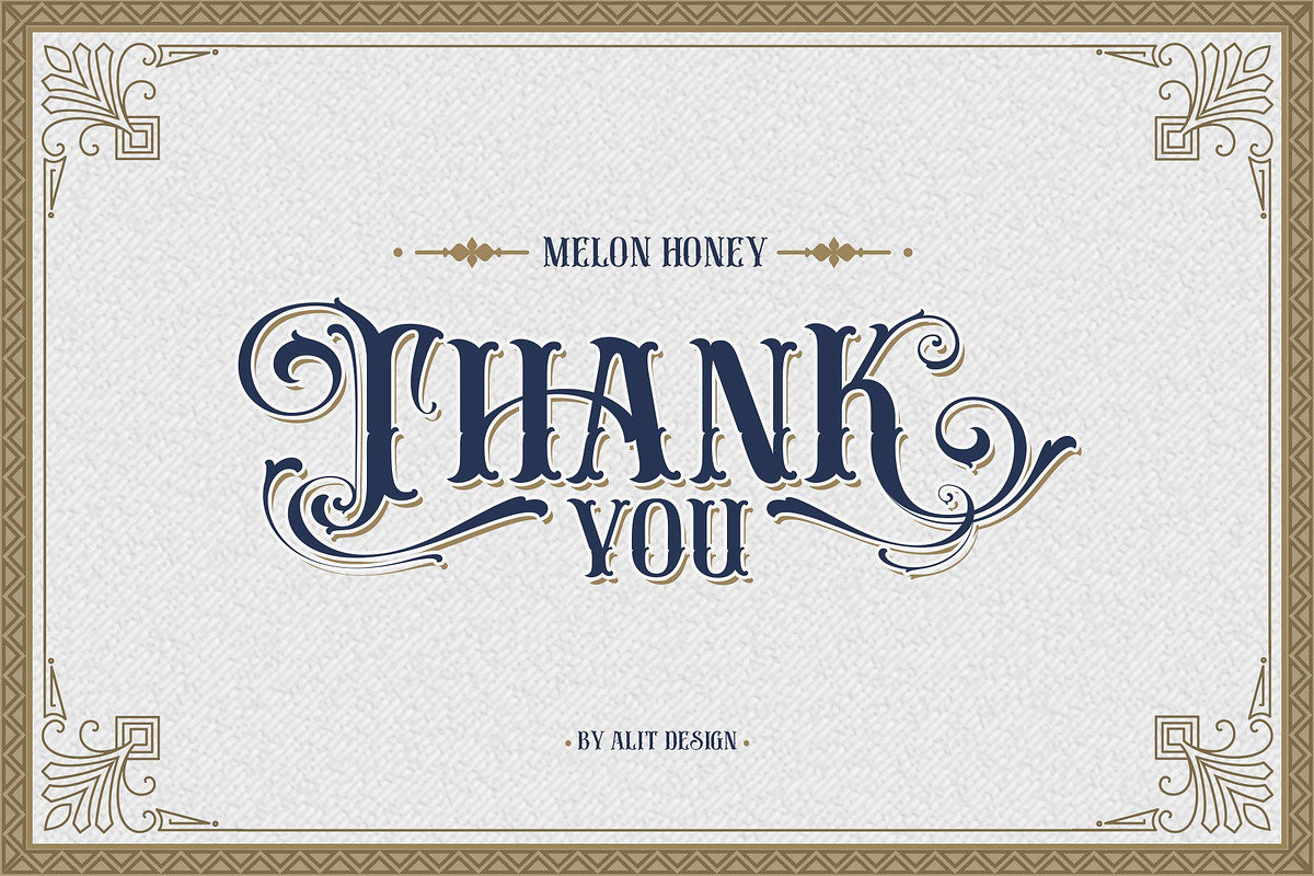 Melon Honey Typeface, a Blackletter Font by alit design (Photo 15 of 15)