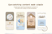 Nostalgic Branding Kit Canva, a Branding & Logo Template by Hell Yeah Designs (Thumbnail 15 of 19)