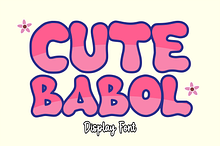 Cute Babol - Kids Font Types