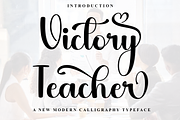 Victory Teacher, a Handwritten Font by InermediaSTUDIO (Thumbnail 1 of 8)