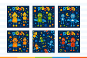 Robots and space. Vector pattern, a Pattern Graphic by LartGraphics (Thumbnail 8 of 12)