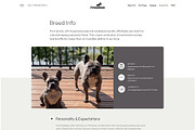 Frenchman - WP dog breeder kit, a Templates & Theme by Oooh Boi (Thumbnail 6 of 12)