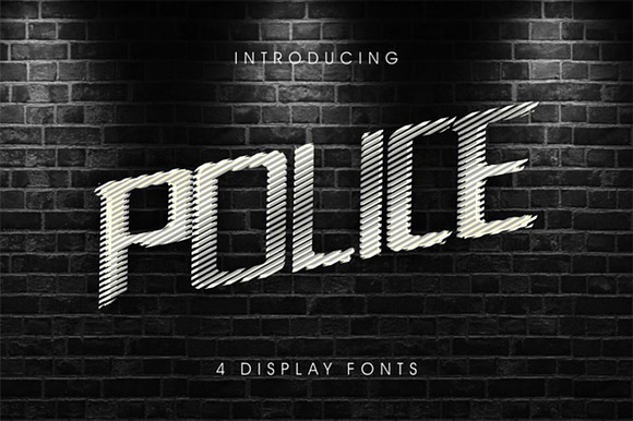 PoliceLineDoNotCross 4 display fonts preview 3
