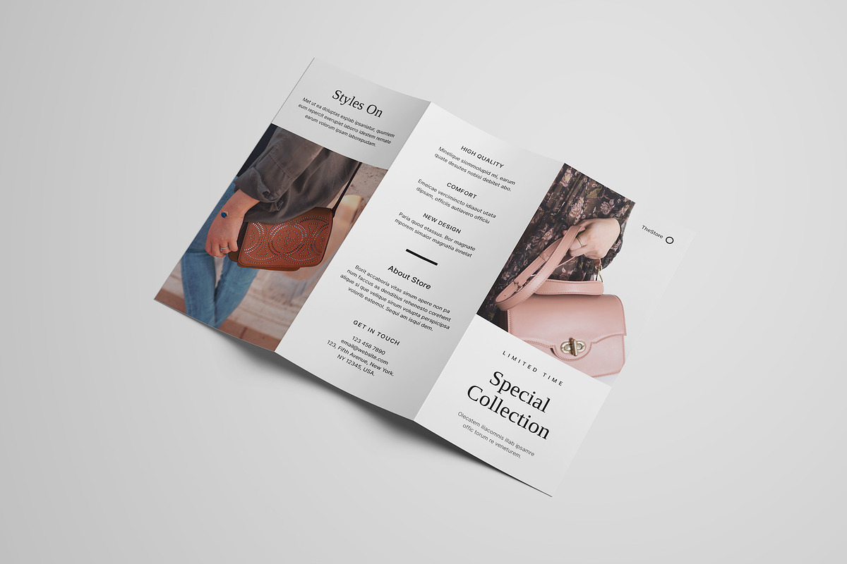 Trifold Product Brochure Template, a Brochure Template by Meenom Templates (Photo 3 of 6)