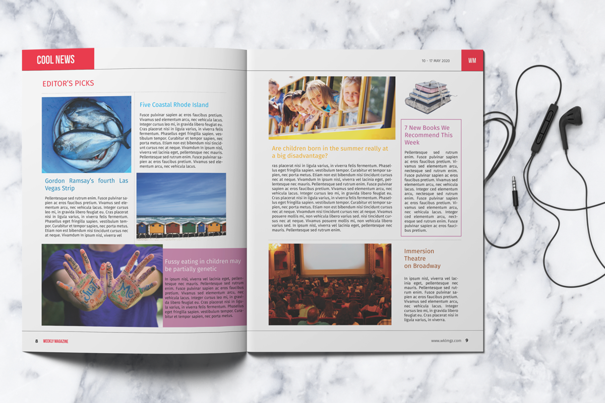 WEEKLY - News Magazine, a Magazine Template by Boris Cupac (Photo 5 of 17)