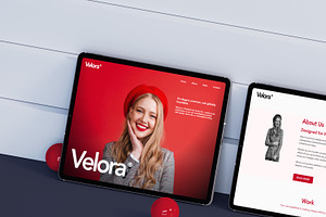 VELORA | Portfolio WordPress theme, a WordPress Template by Cubex Design